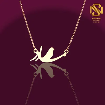 گردنبند لیزری مادر و پرنده N189