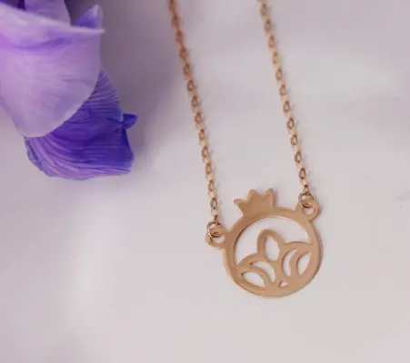 گردنبند لیزری انار N186